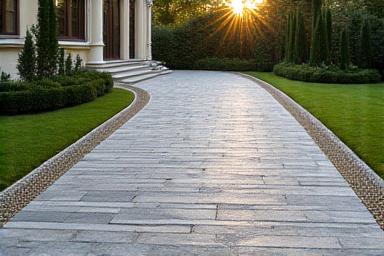 Exklusives Design einer Privatstraße in Wien